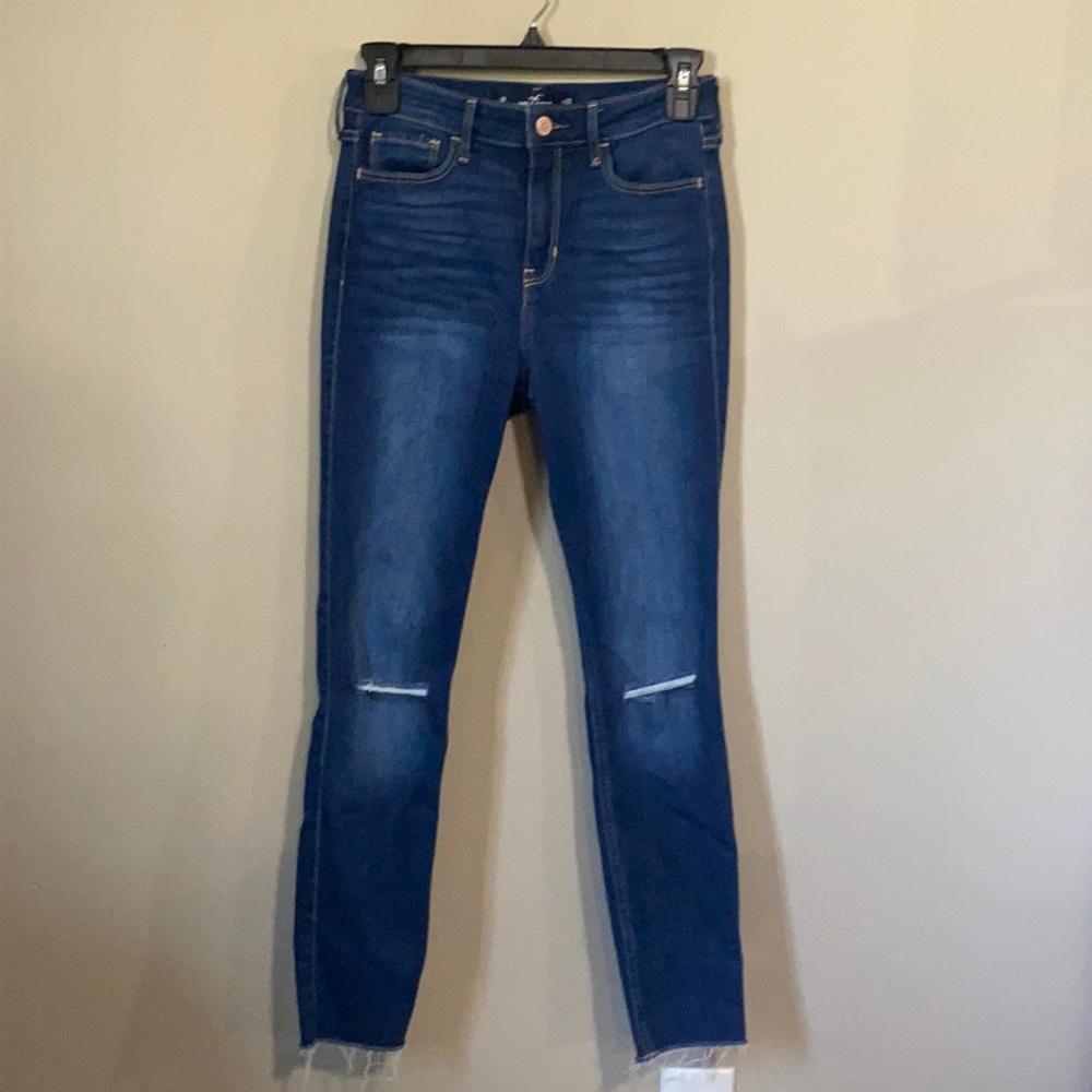Hollister High-Rise Crop Super Skinny Jeans Size 1
